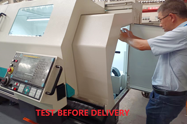 Test on CNC Lathe